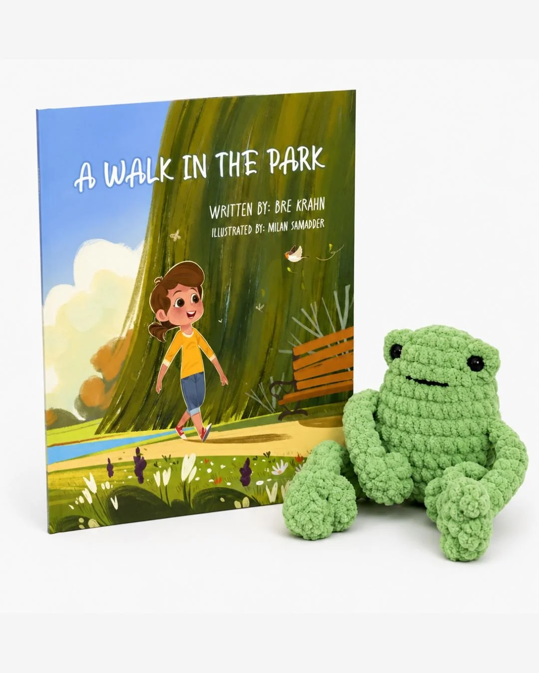 A Walk in the Park Book and Frog Plushie Bundle.jpg