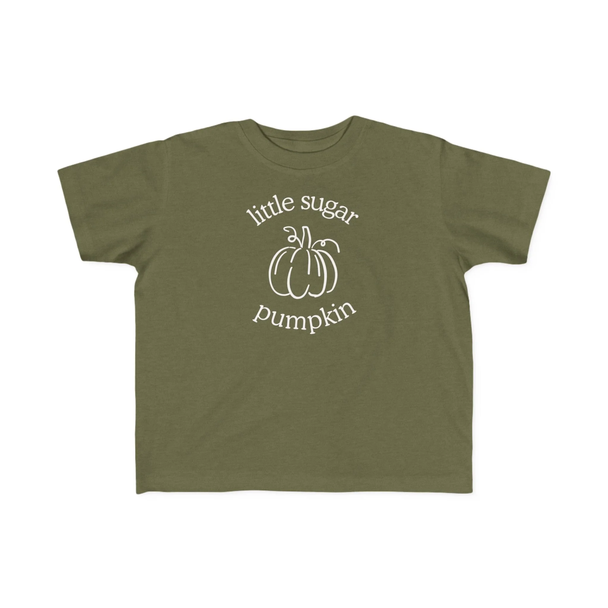 Little Sugar Pumpkin Toddler Fall Cotton Graphic Tee