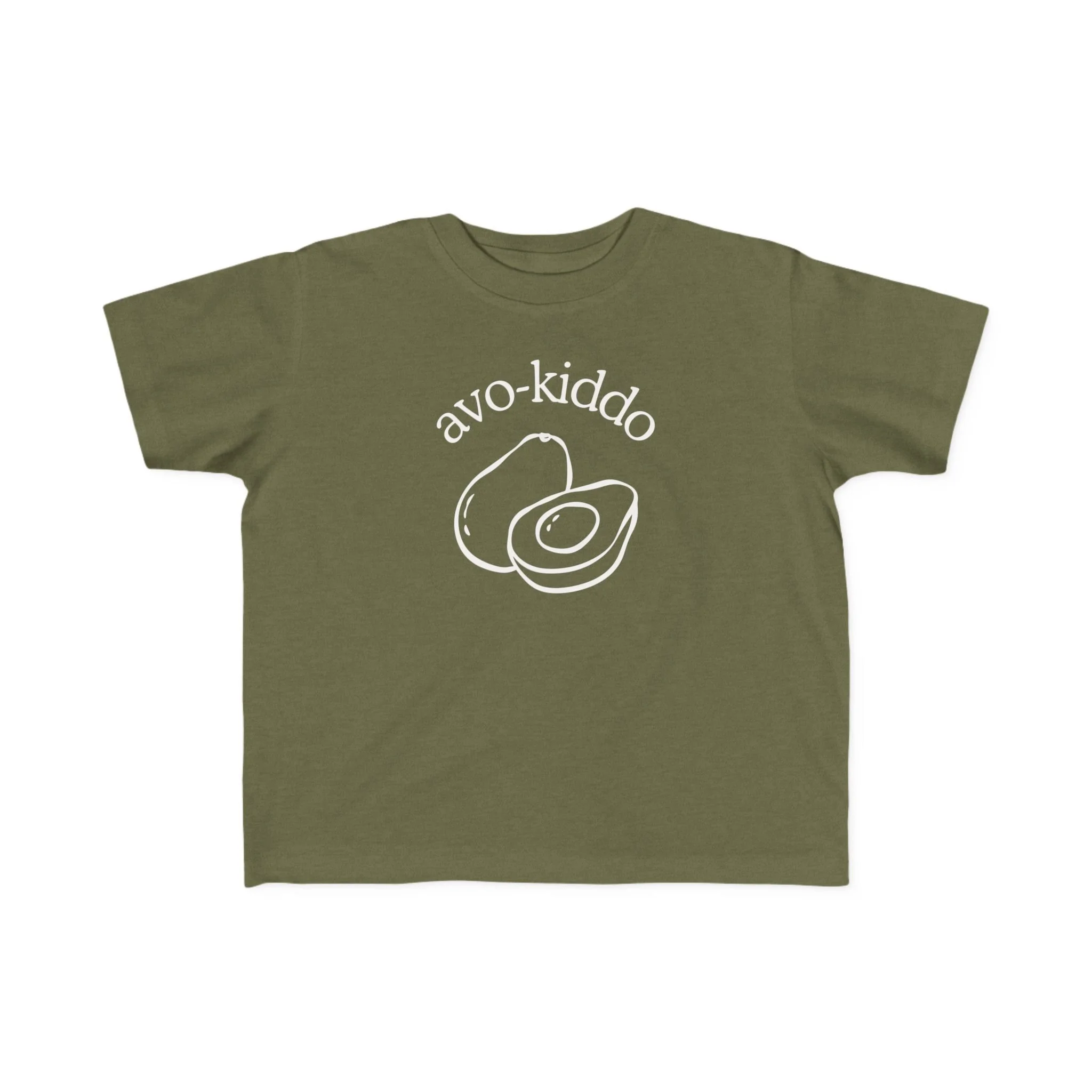 Avo-Kiddo Avocado Toddler Cotton Graphic Tee