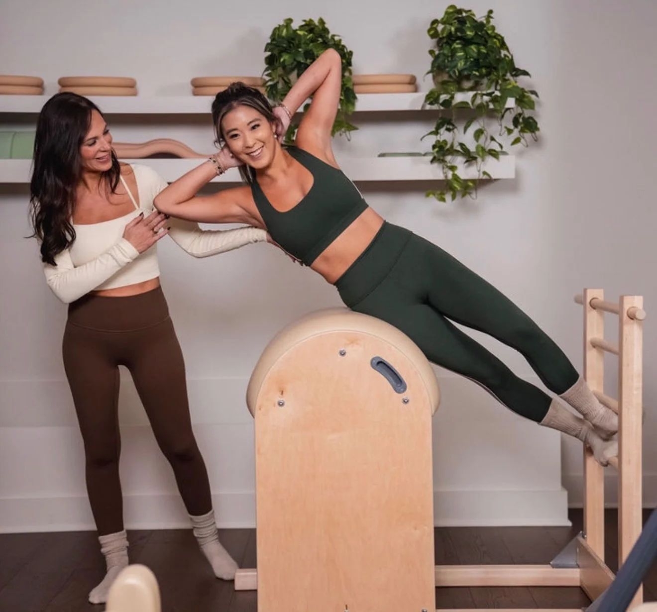 Our girl @meg_barbs_ is back from the beaches and ready to serve the burn 🔥 Catch her twice on the schedule today ✨