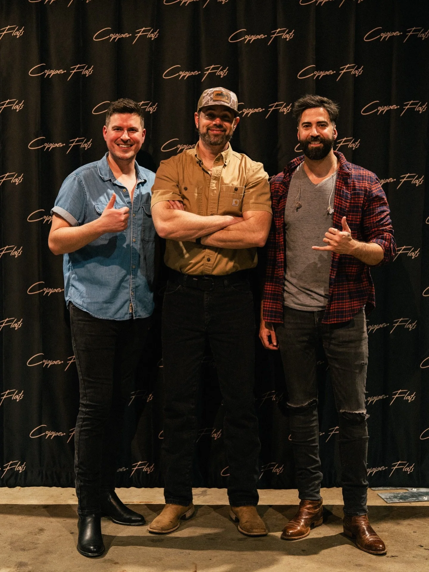 The 3 amigos. Coming to a city near you 😎 
#copperflatsmusic #countrymusic #arkansas