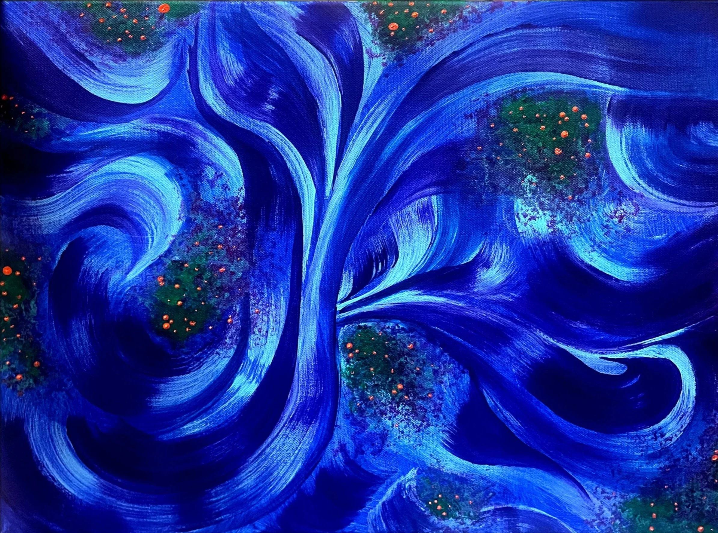 A Place in Time and Space,
Acrylic on Canvas,
16in x 20 in,
2024,
Inquire
