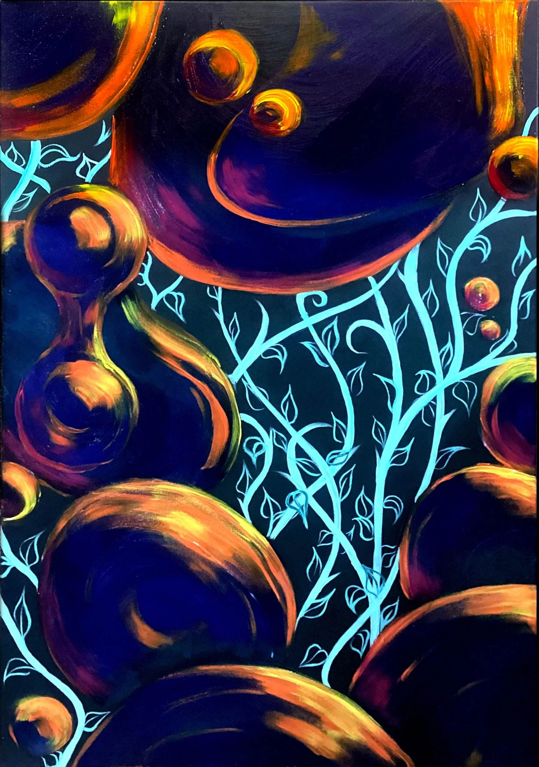 Luminal Growth,
Textured Acrylic on Canvas,
24in x 36 in,
2024,
Inquire