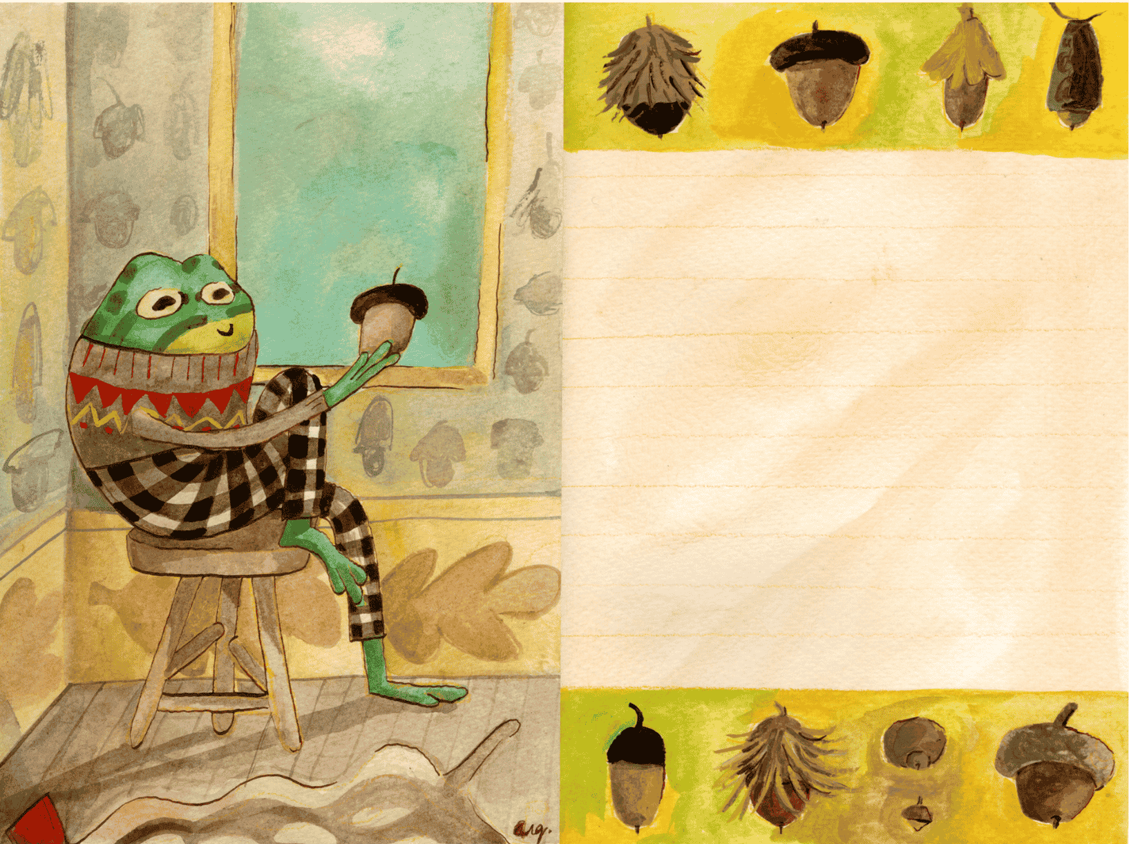 A perfect day - Frog's acorns collection