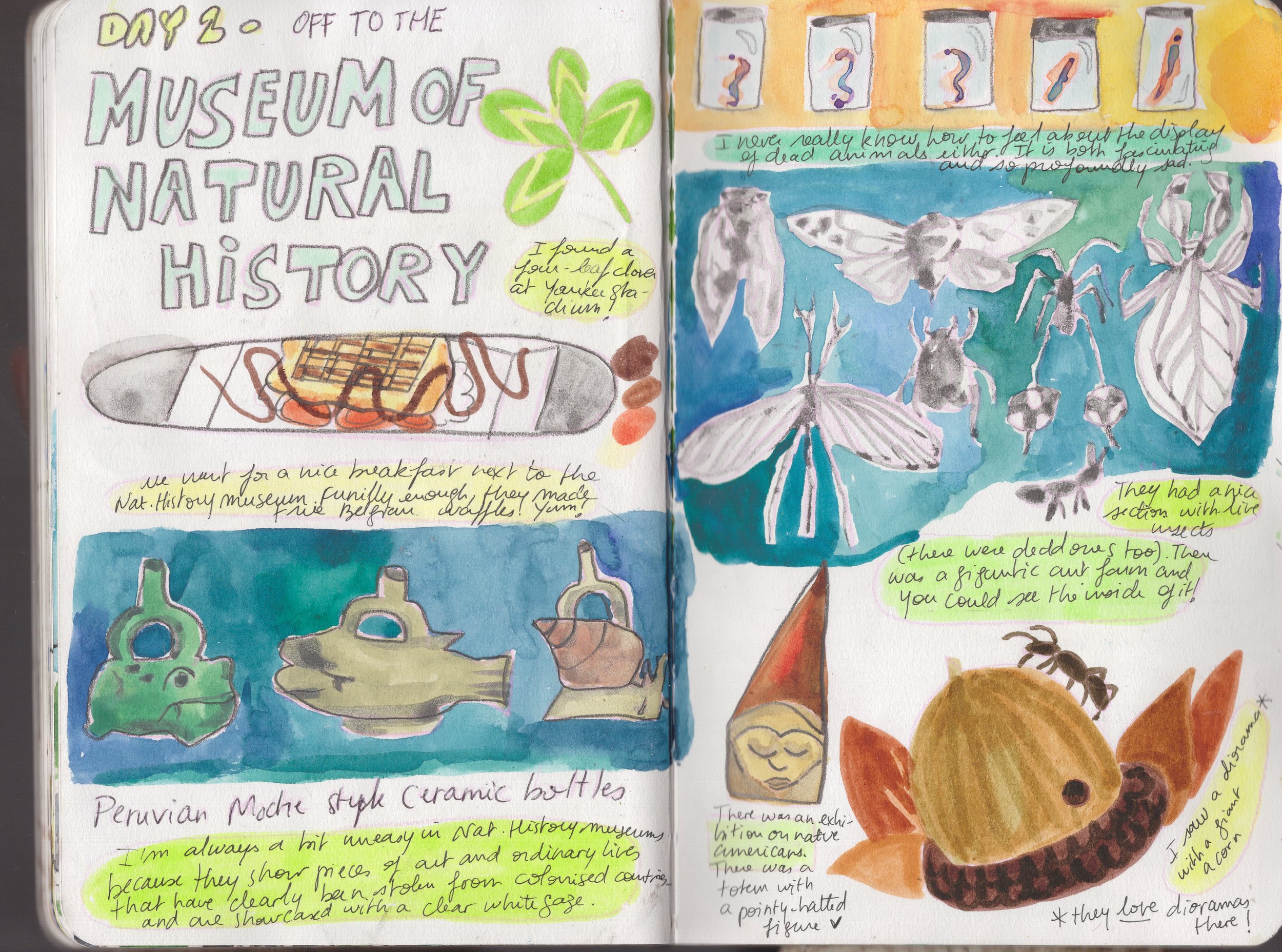 New York travel sketchbook