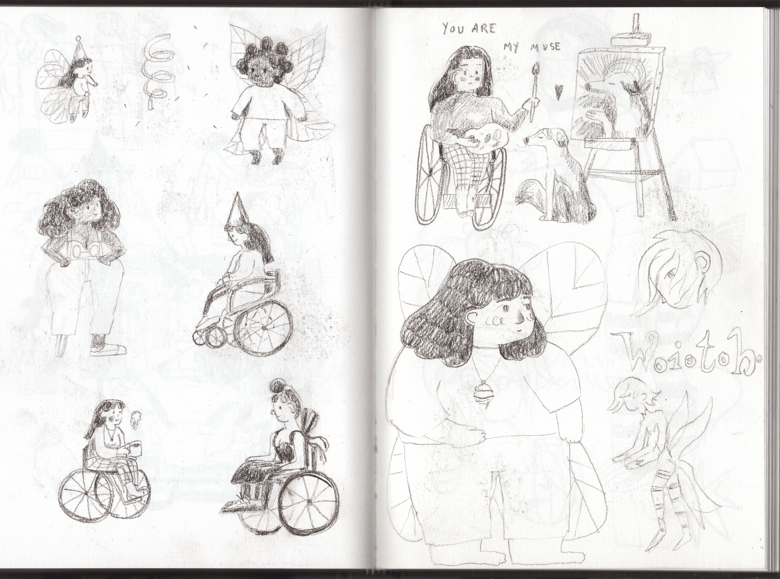 Secret sketchbook doodles