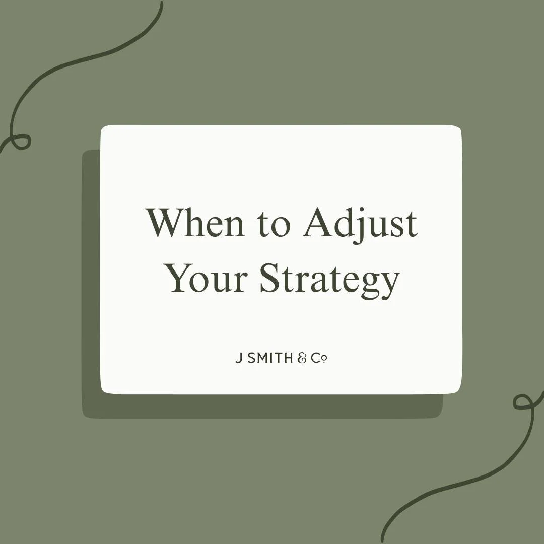 Strategy does not need to change constantly, but it does need attention.
When your numbers shift or decisions start to feel reactive, a review can bring clarity and direction back into focus.

#JSmithCo #FinancialClarity #TaxStrategy #Planning #Busin