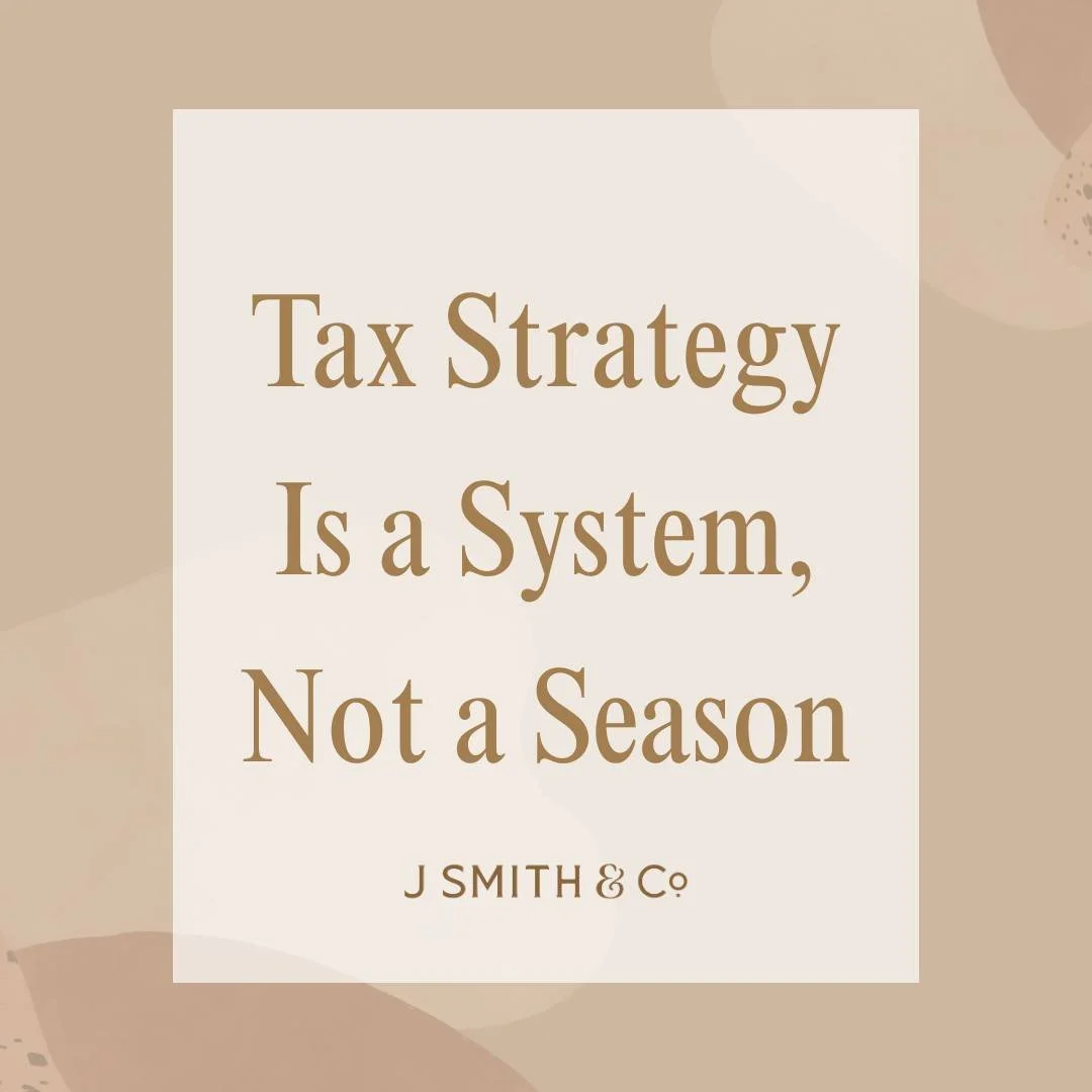 Tax strategy works best when it is built into your routine, not rushed at the deadline.
Consistent tracking and regular planning create clarity and fewer surprises.

#JSmithCo #TaxStrategy #FinancialClarity #TaxPlanning