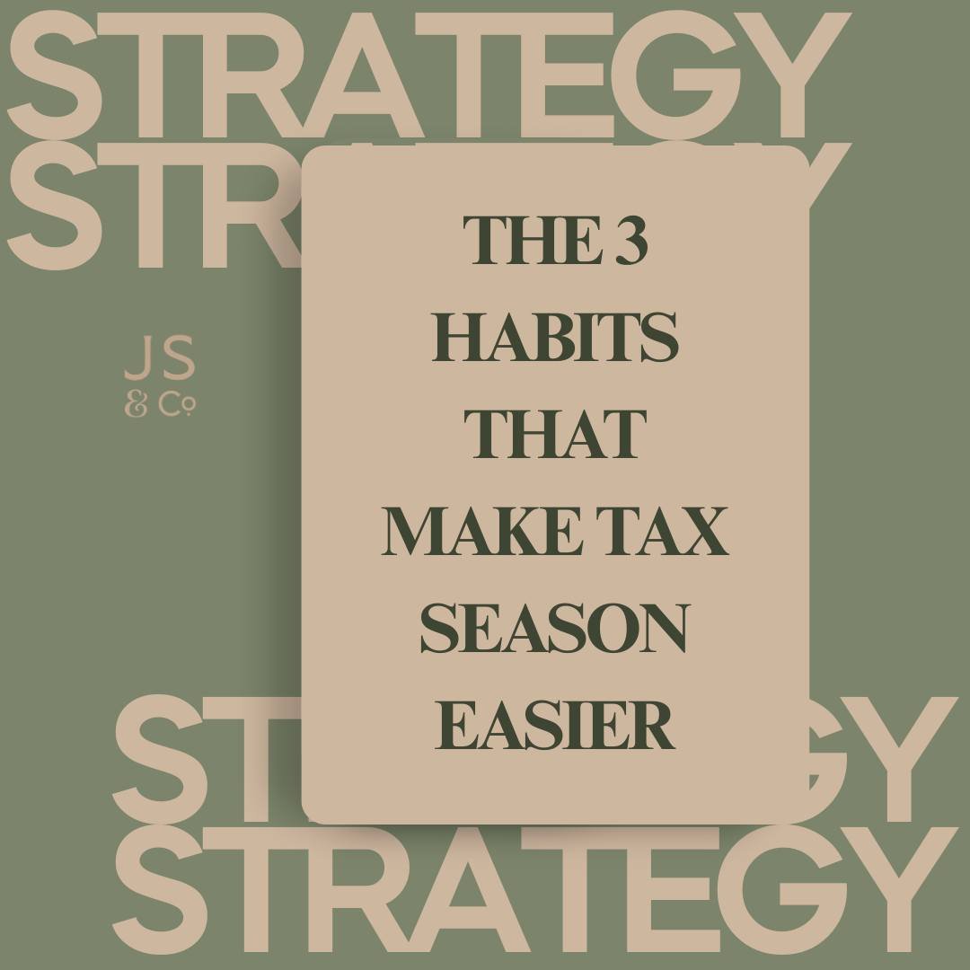 Tax season gets easier when you build the right habits throughout the year.
Consistent saving, clear expense tracking, and a simple monthly review can reduce stress and create more confidence in your numbers.

#JSmithCo #TaxPlanning #TaxStrategy #Fin
