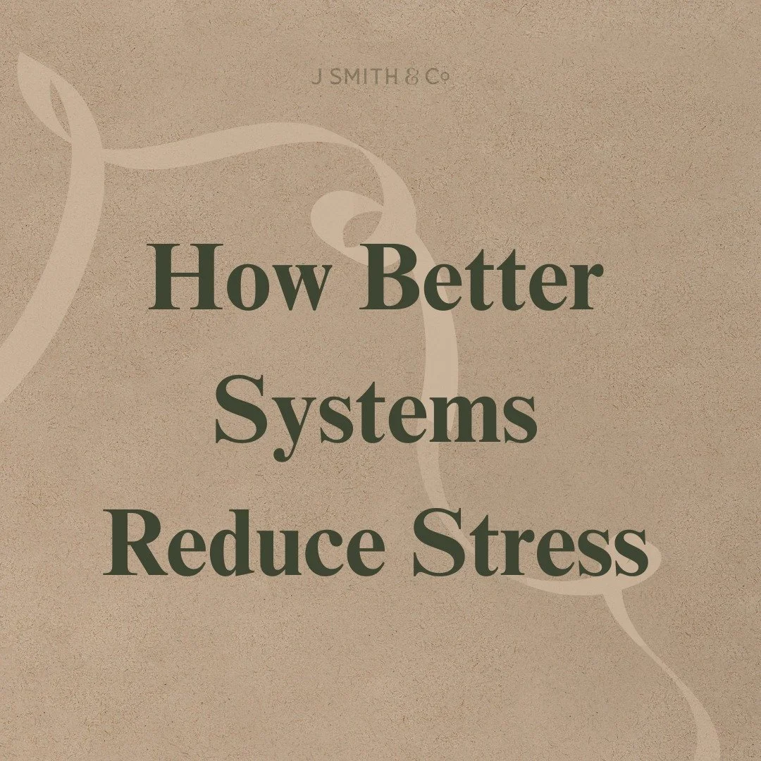 Stress often comes from uncertainty, not from the work itself.
When your systems are clear and consistent, you spend less time reacting and more time making thoughtful decisions.

#JSmithCo #FinancialClarity #BusinessSystems #Planning #Operations