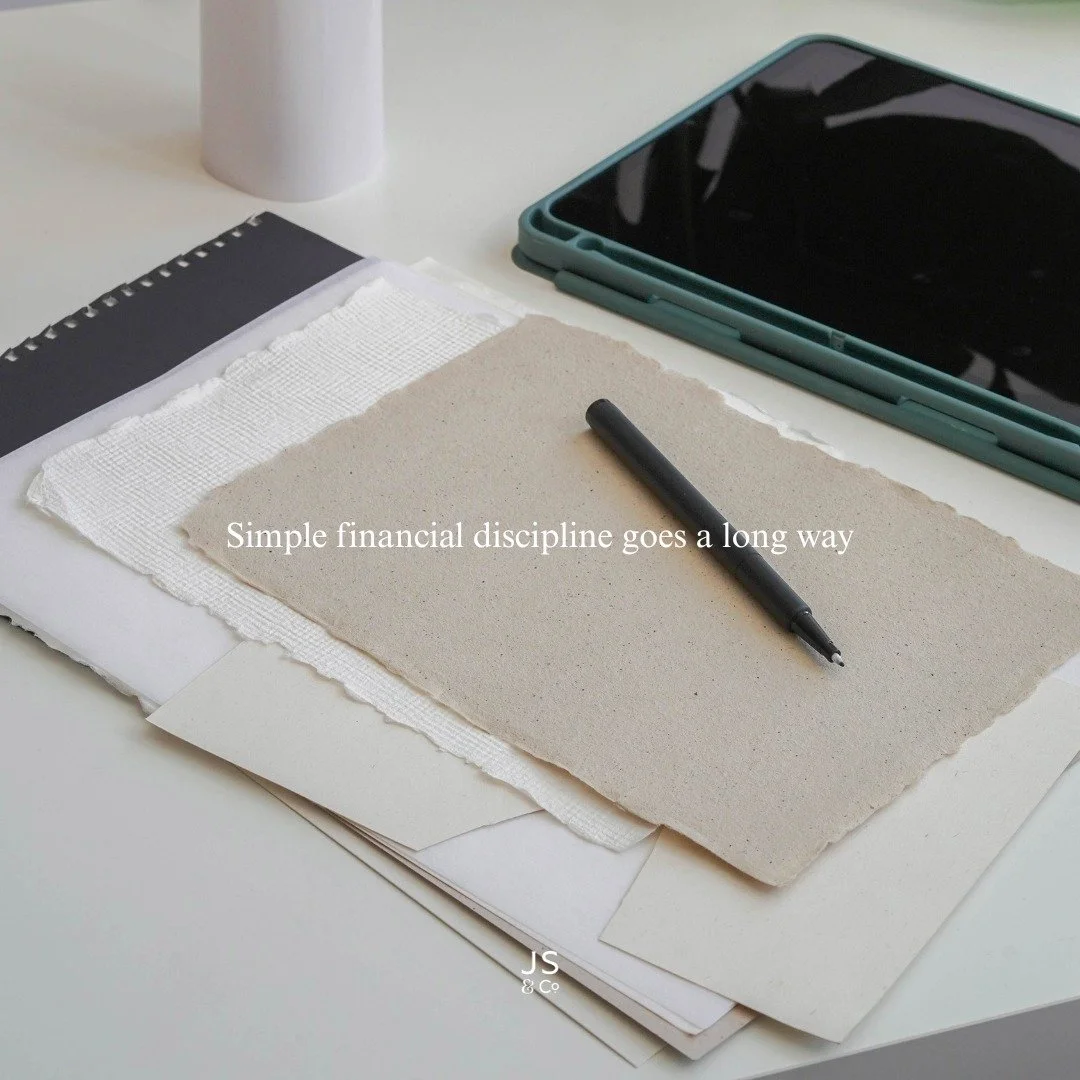 Simple financial discipline goes a long way.
Not big moves. Not complicated strategies.

Just staying consistent with the basics: tracking your numbers, reviewing them regularly, and making decisions with intention.

It&rsquo;s easy to overlook becau