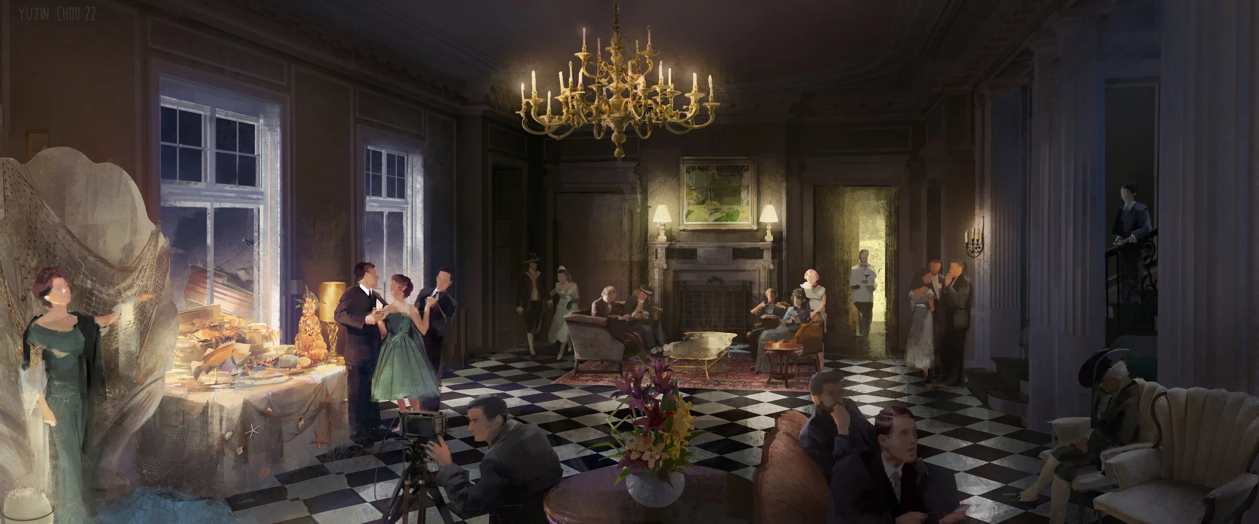 Apple TV show - Lady in the Lake - Shipwreck Party