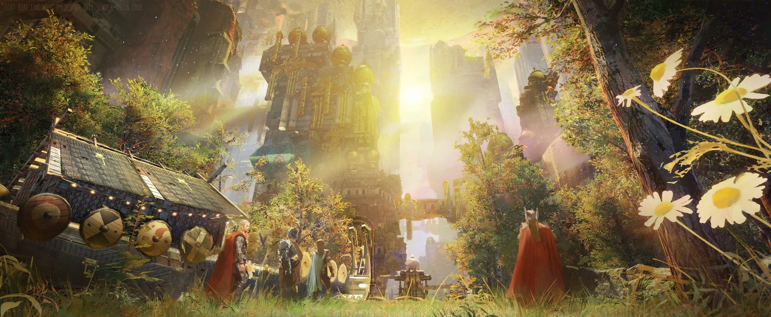 Film - Thor : Love and Thunder - Omnipotence city scene