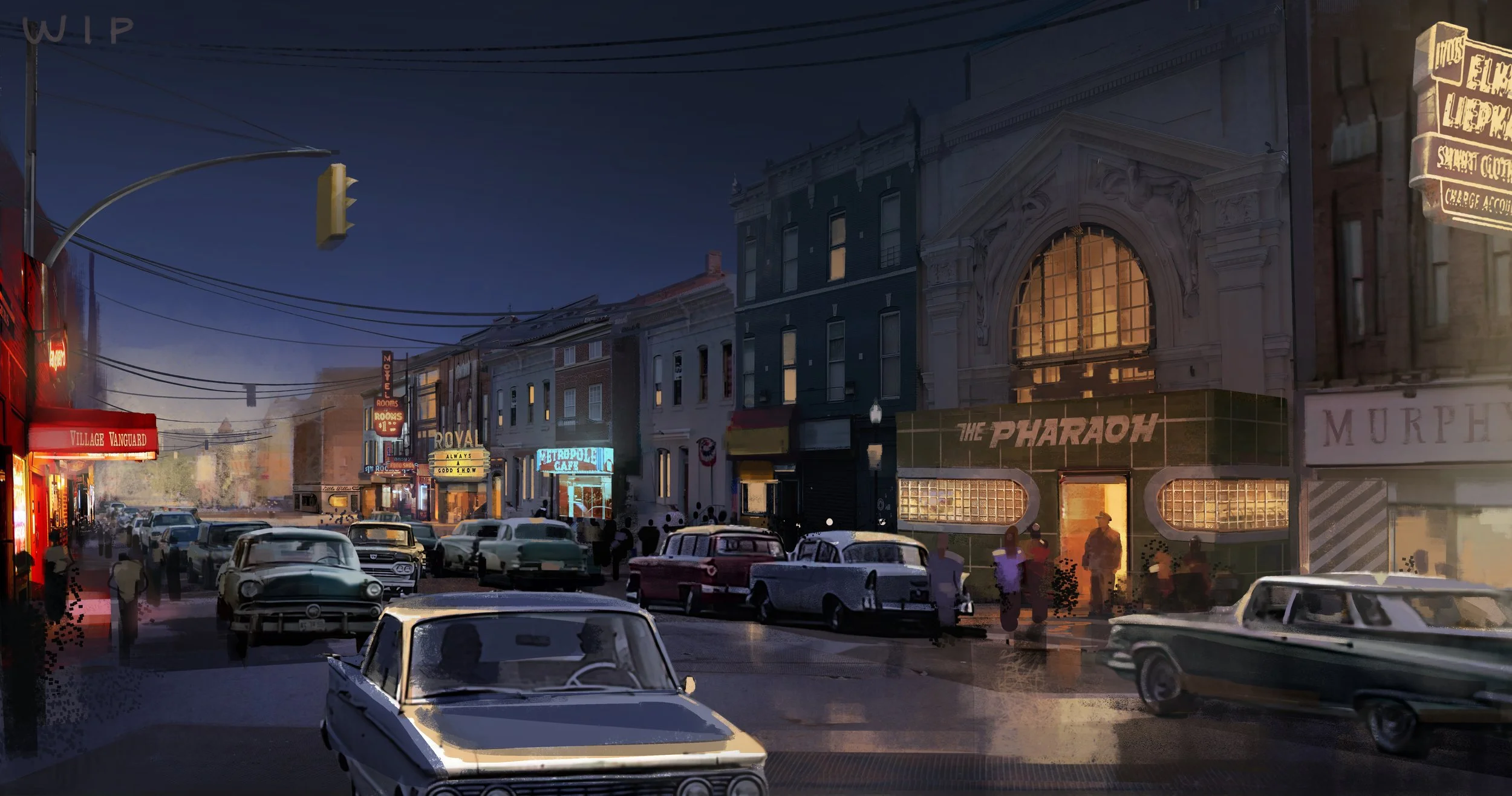 Apple TV show - Lady in the Lake - Paraoh Club Exterior