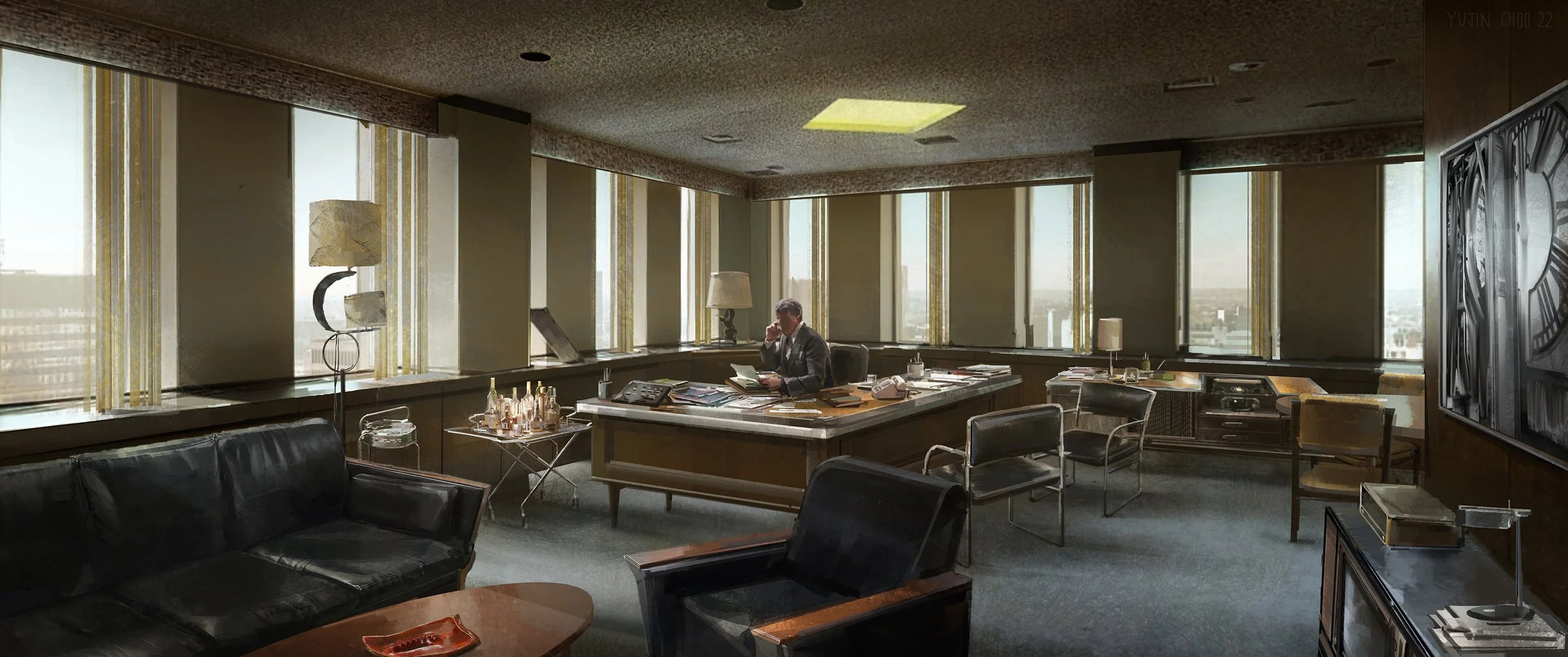 Apple TV show - Lady in the Lake - News Station (Directors Room)