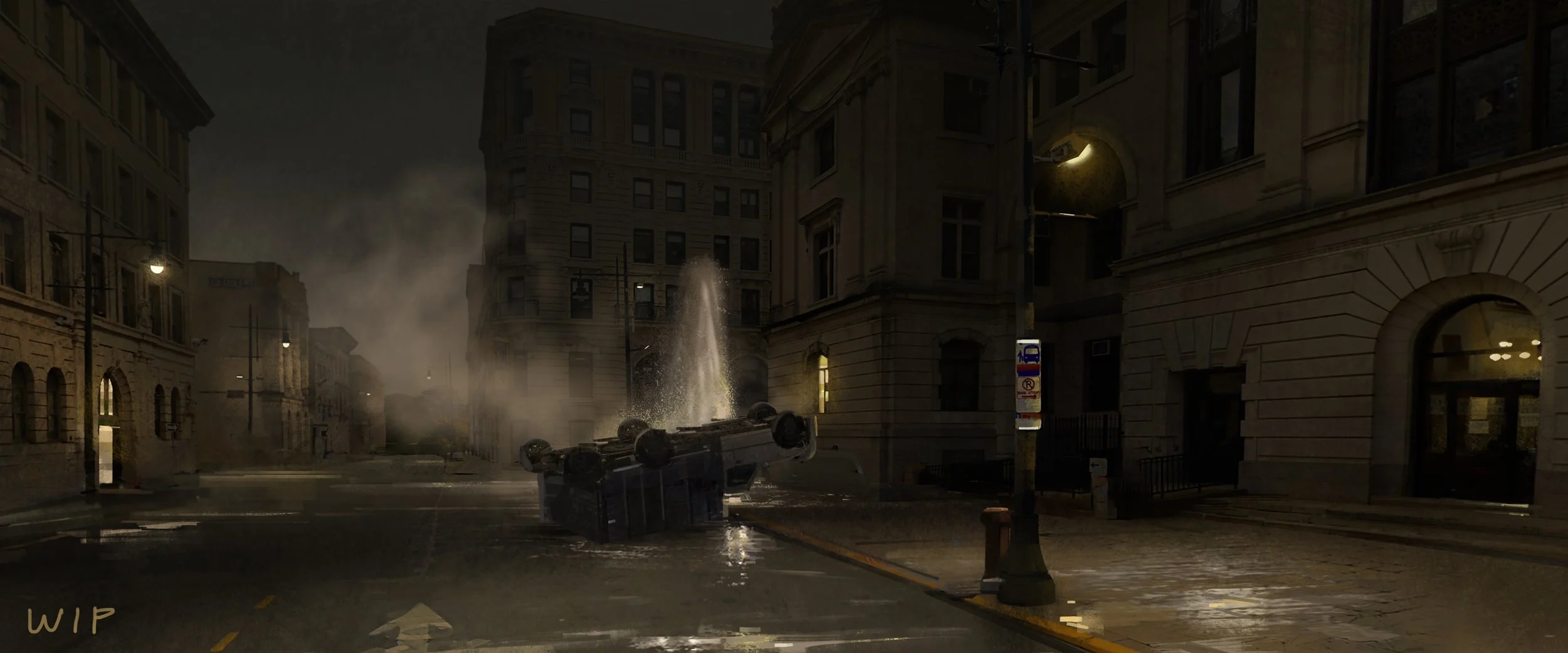 Apple TV show - Lady in the Lake - Outdoor scene