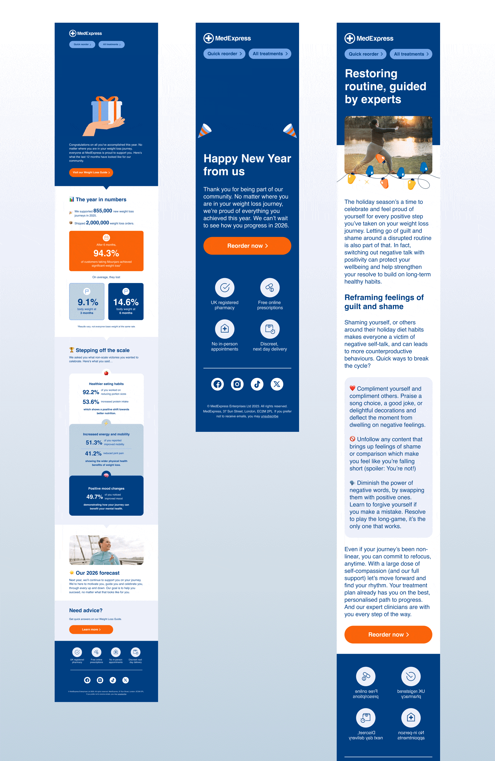 MedExpress — Seasonal Newsletters