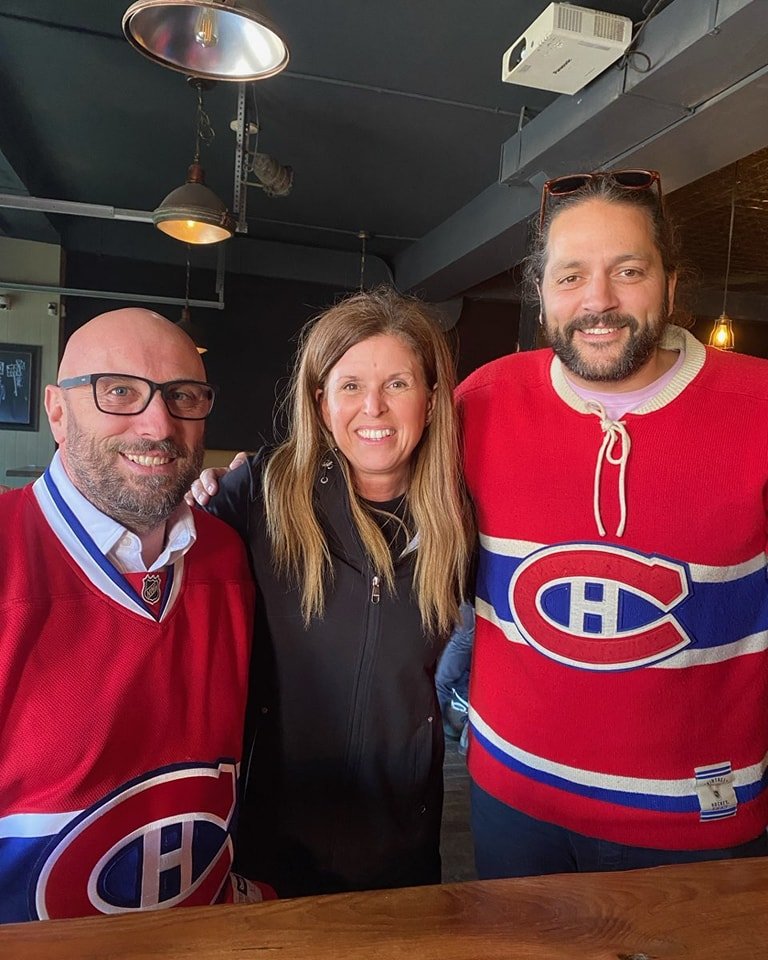 🏒🔵⚪️🔴 Soir&eacute;e de hockey &agrave; la @prohibitionbar.ca!
Go Habs Go!