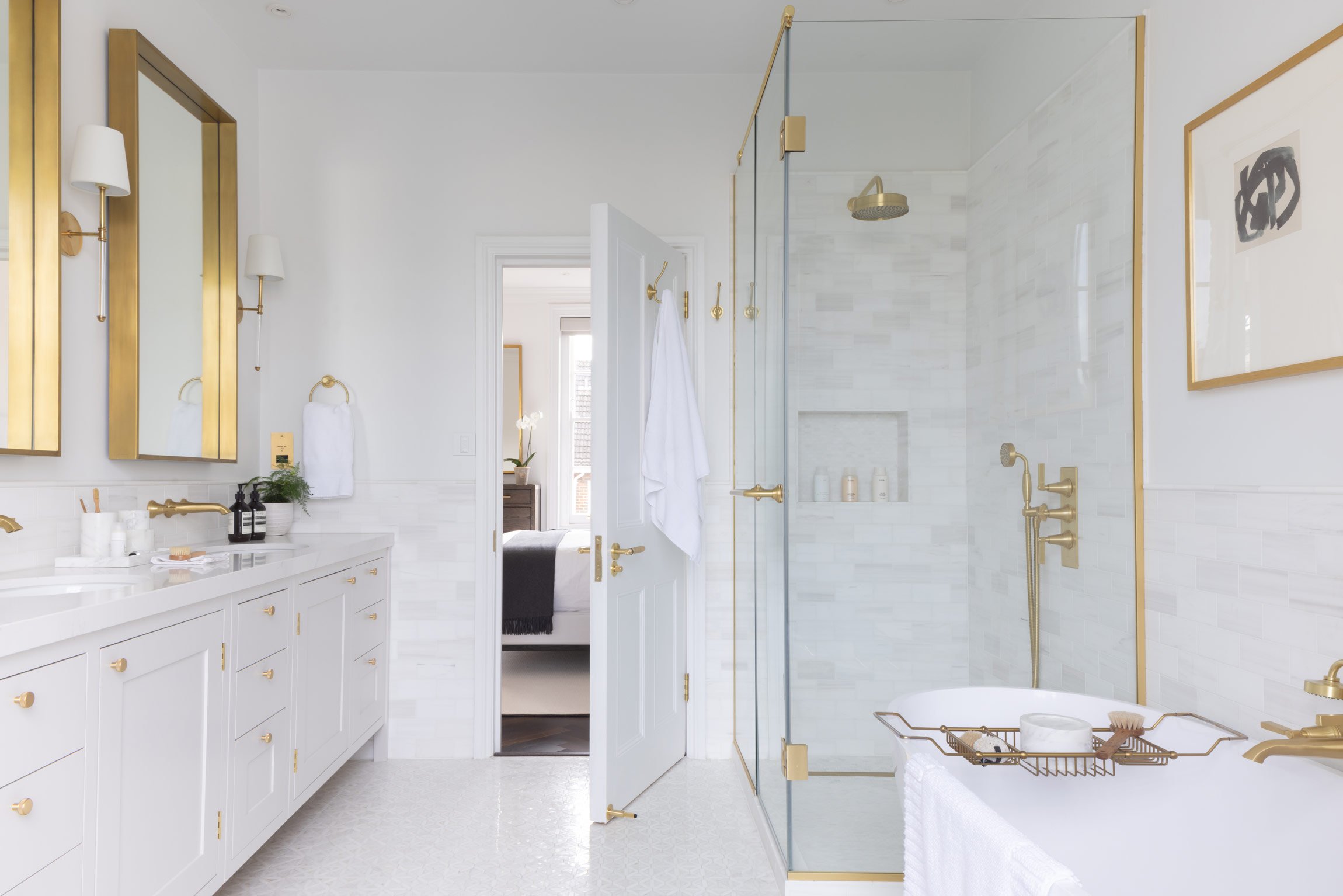 Photography by Paul Craig @PaullMCraig; Tile and Fixtures by West One Bathrooms @WestOneBathrooms; Cabinetry by Herringbone House @HerringboneHouse; General Contractor Alchemy Build Ltd @alchemybuild