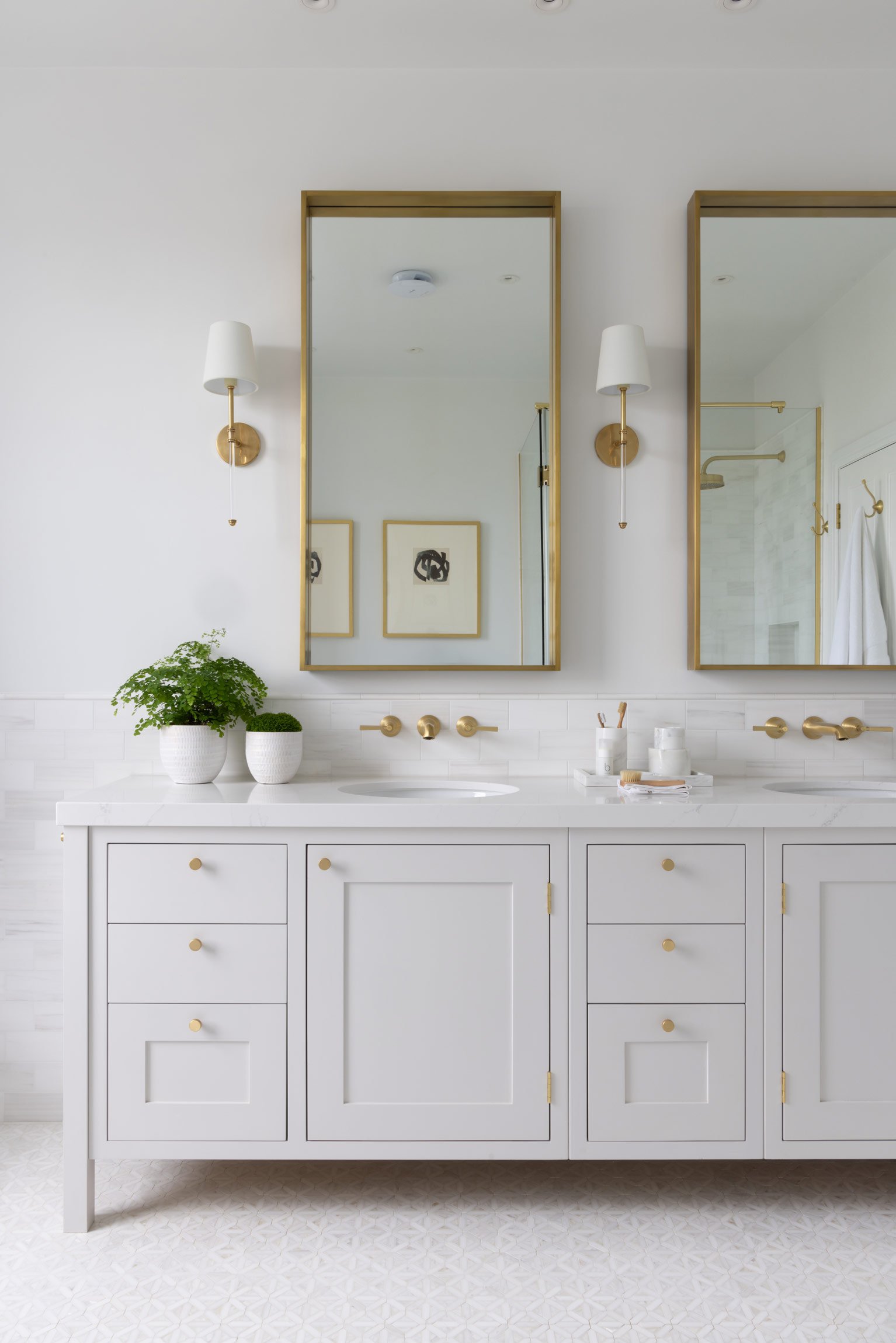 Photography by Paul Craig @PaullMCraig; Tile and Fixtures by West One Bathrooms @WestOneBathrooms; Cabinetry by Herringbone House @HerringboneHouse; General Contractor Alchemy Build Ltd @alchemybuild