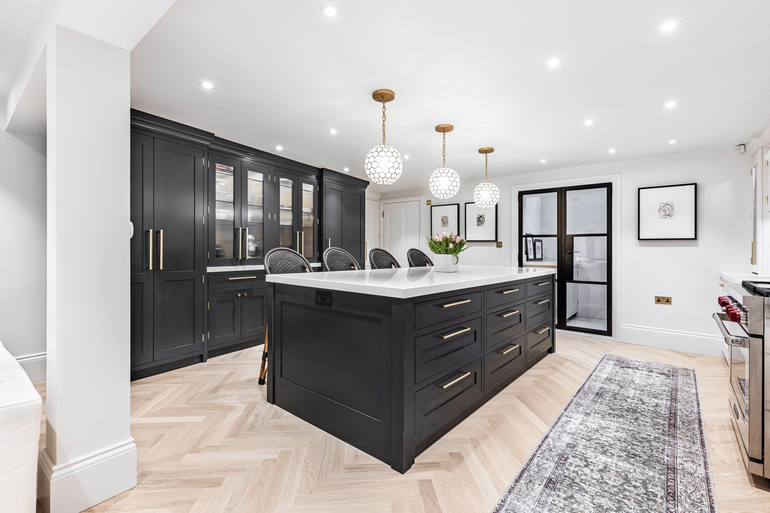 Kitchen cabinetry by Herringbone House @HerringboneHouse; General Contractor Alchemy Build Ltd @alchemybuild