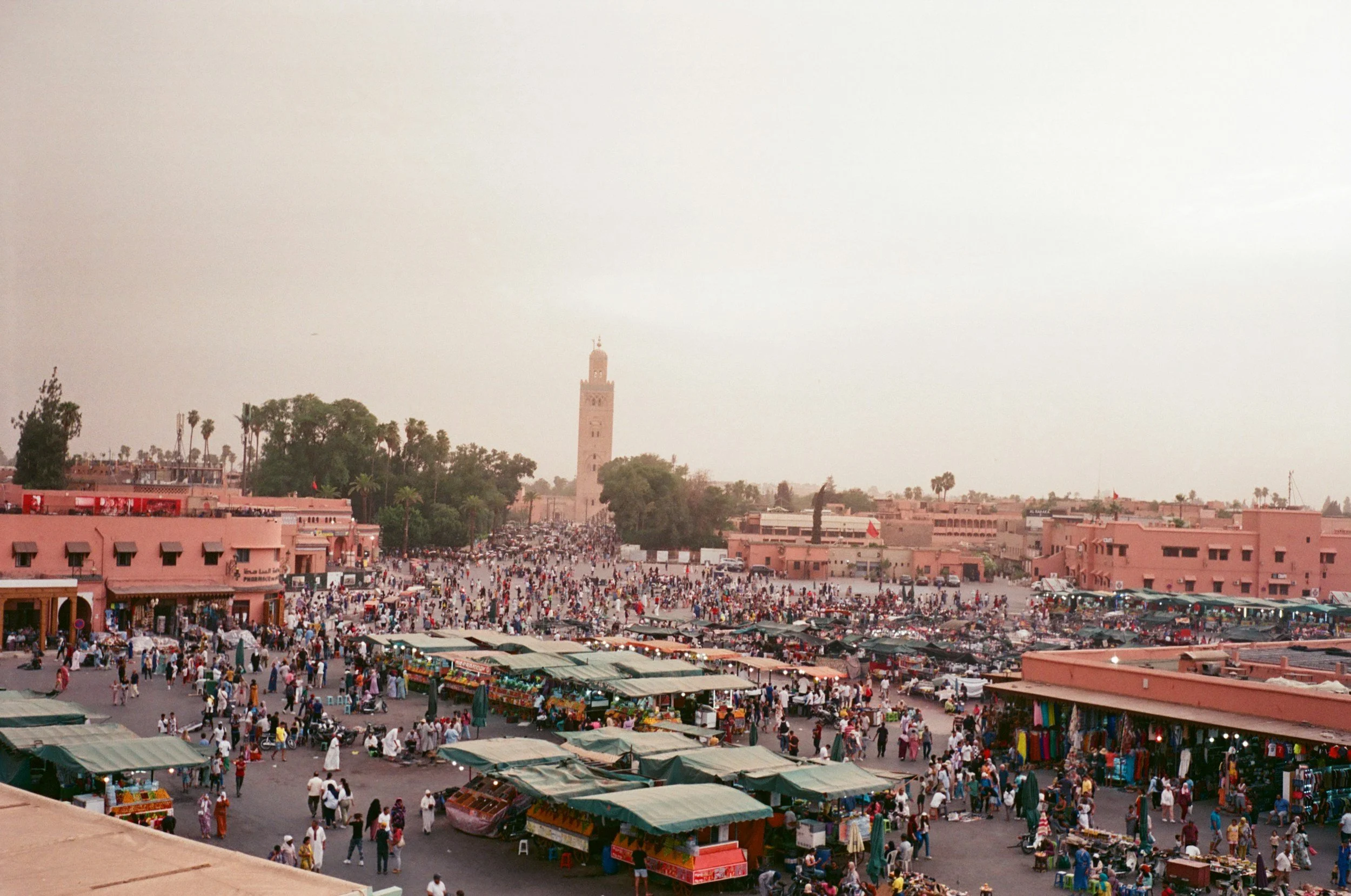 Street scene in Marrakech, Morocco