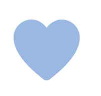Blue heart icon