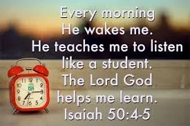 First Thing In The Morning