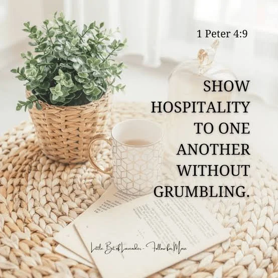 Be Hospitable