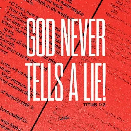 God Never Lies