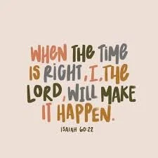 When The Time Is Right