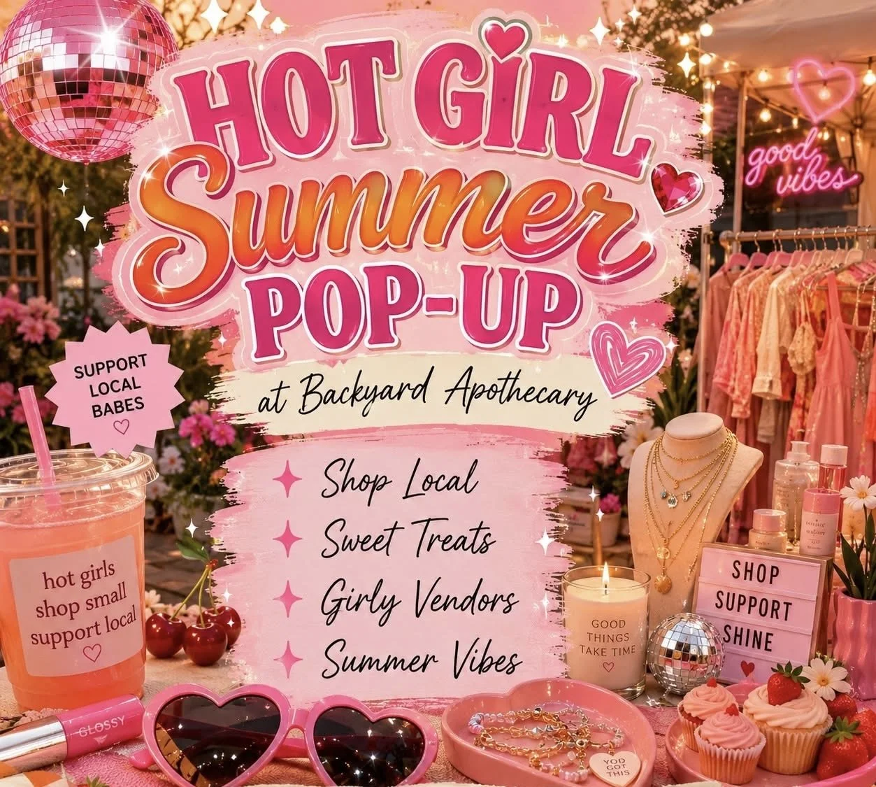 Hot Girl Summer at Backyard Apothecary