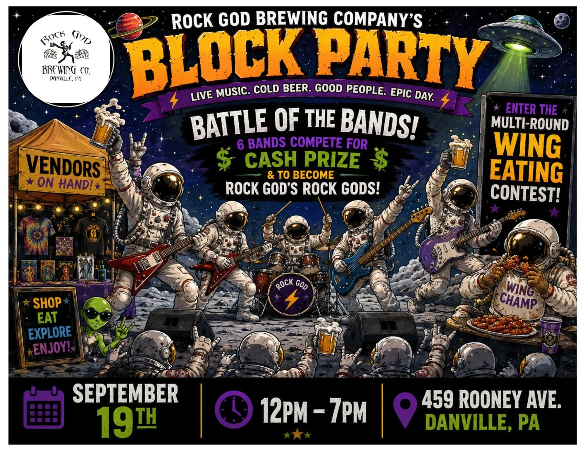 Rock God Brewing Block Party