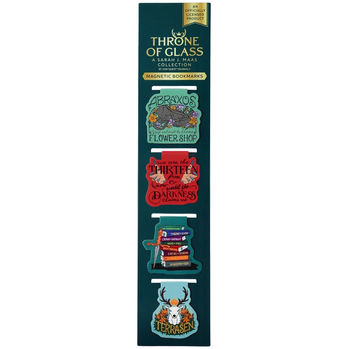 Throne of Glass Magnetic Bookmarks (4-Pack)