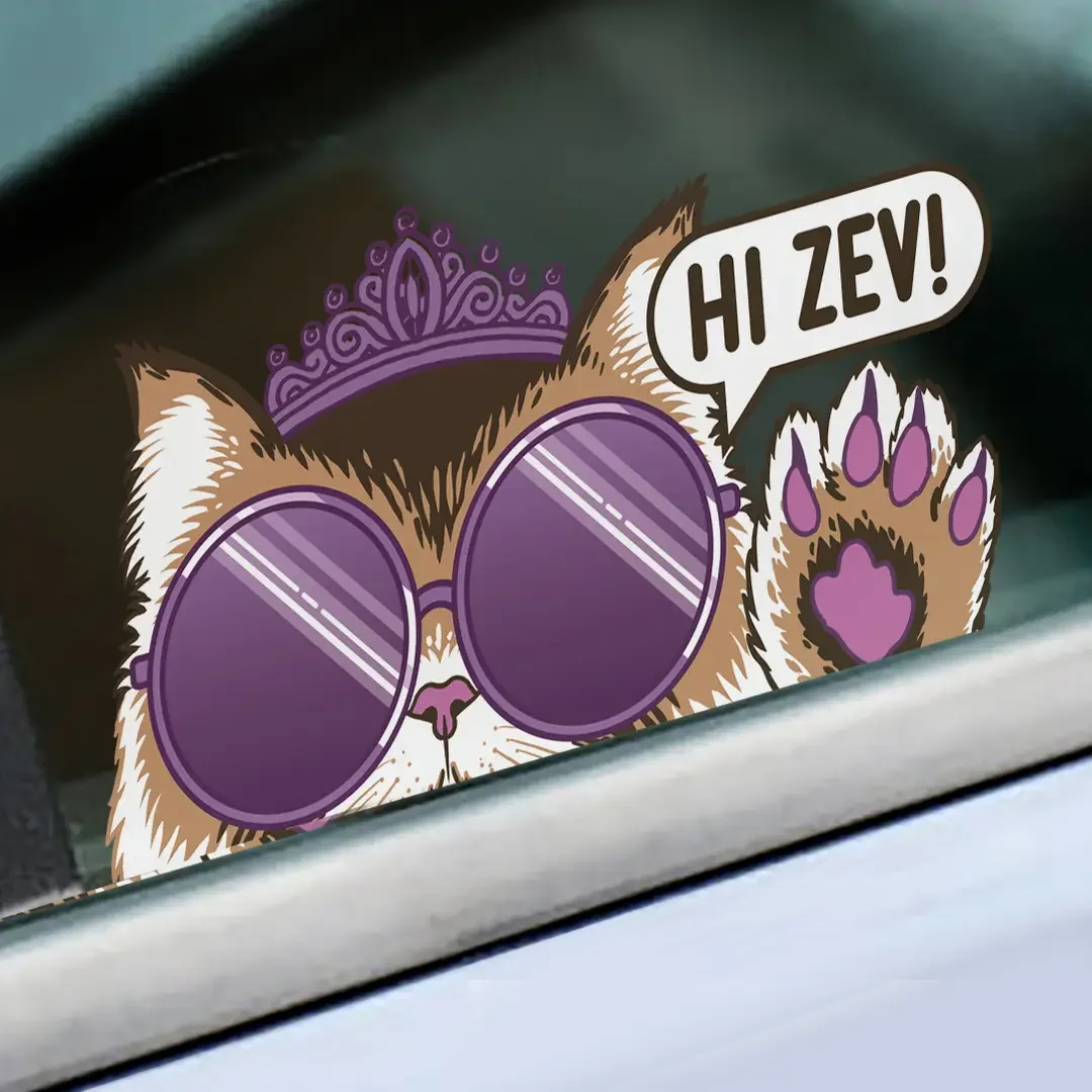 Dungeon Crawler Carl Hi Zev! Color Decal