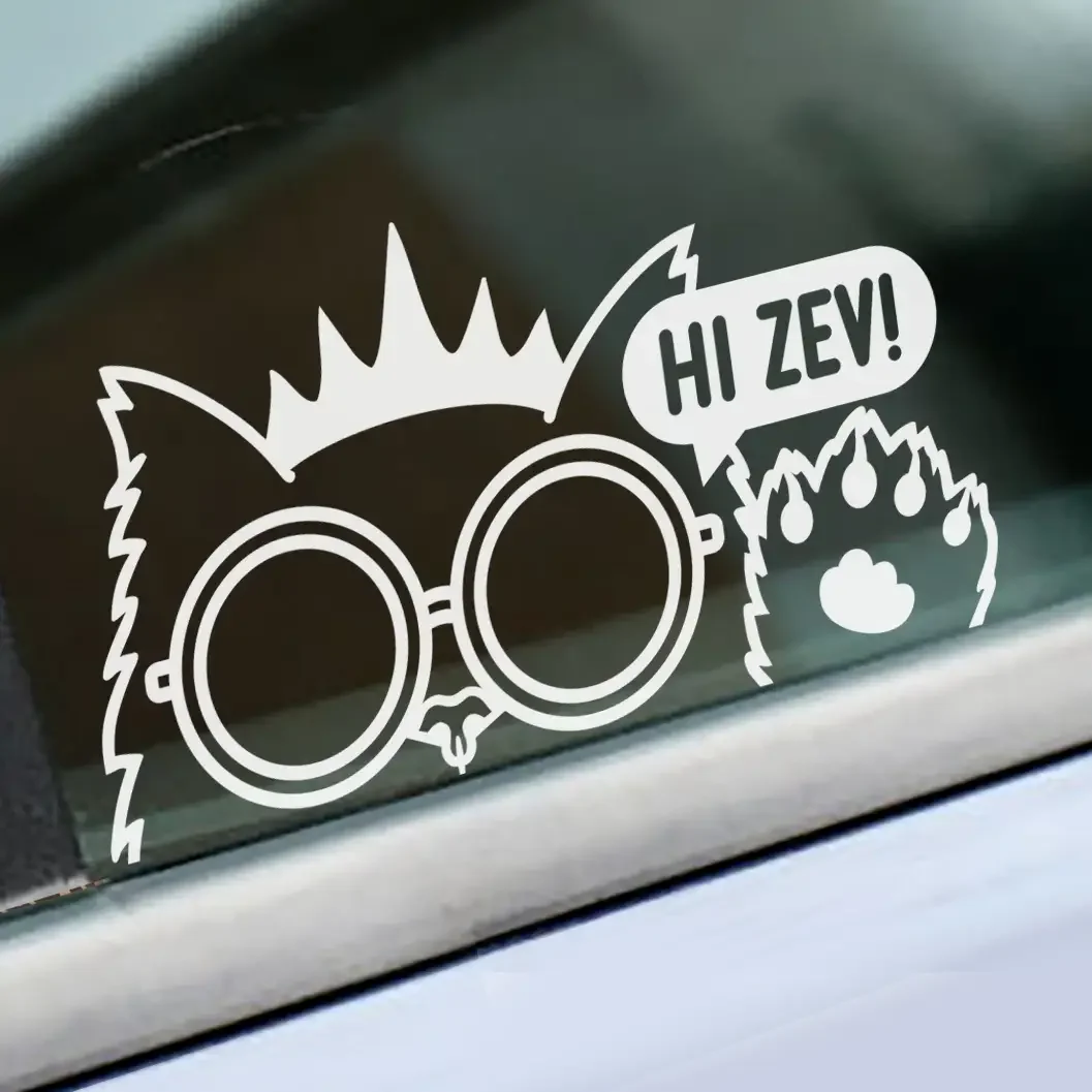Dungeon Crawler Carl Hi Zev! Decal