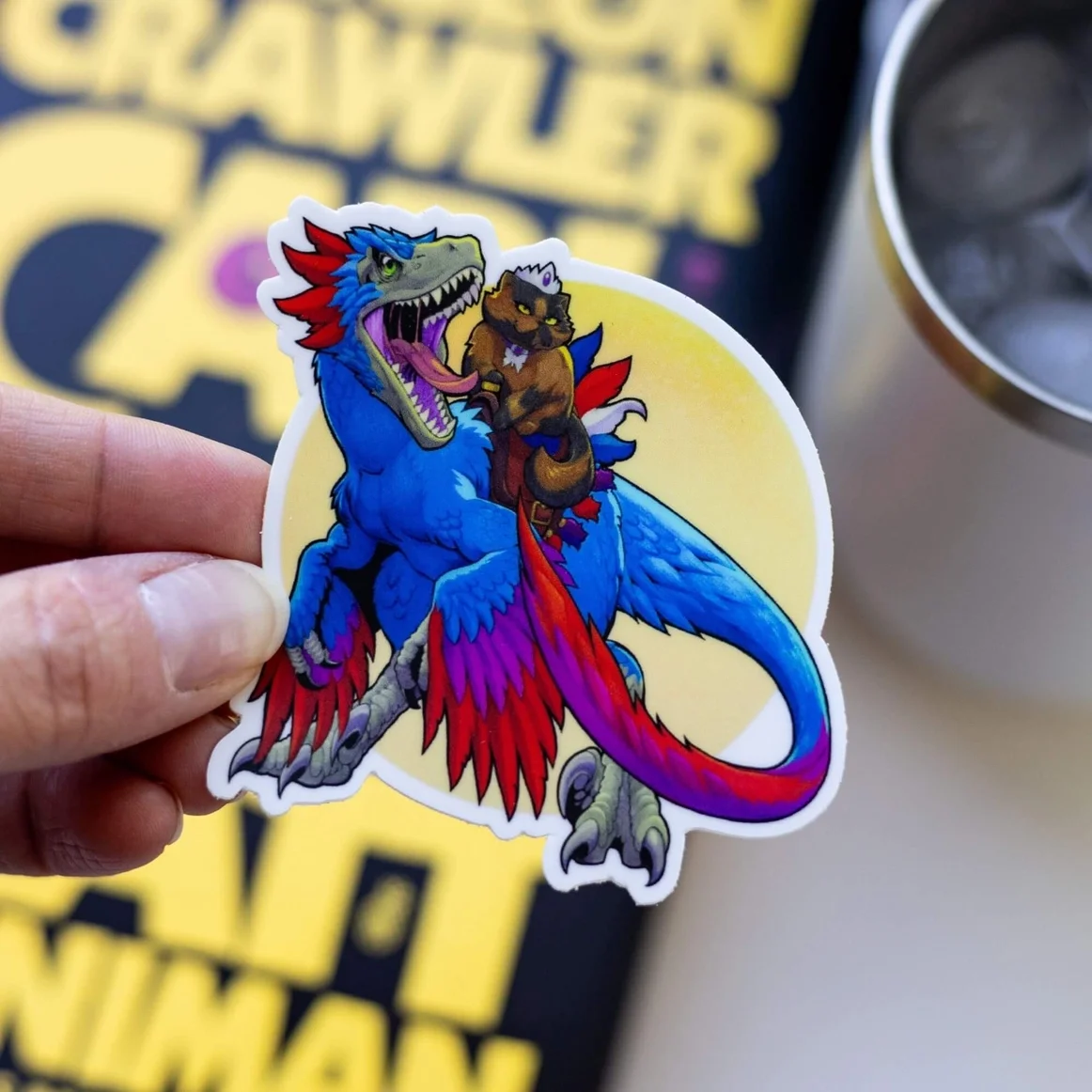 Princess Donut and Mongo Sticker