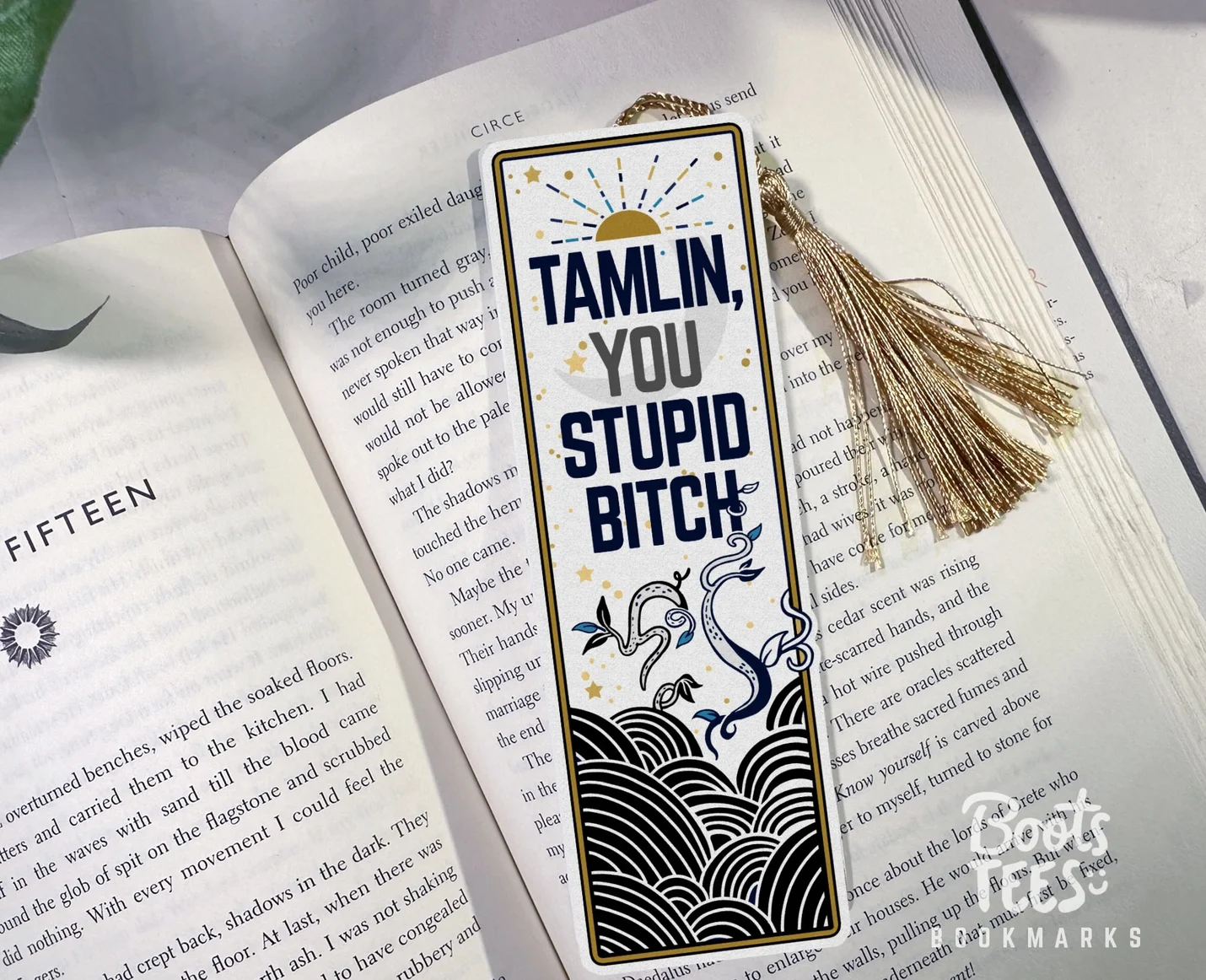 Tamlin You Stupid Bitch, 6 in Bookmark