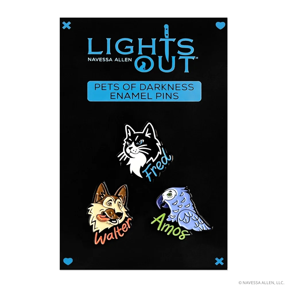 Into Darkness Series: Pets of Darkness Enamel Pins (3-Pack)