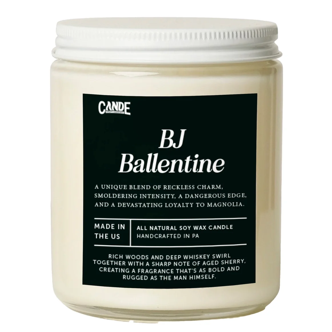 BJ Ballentine Candle
