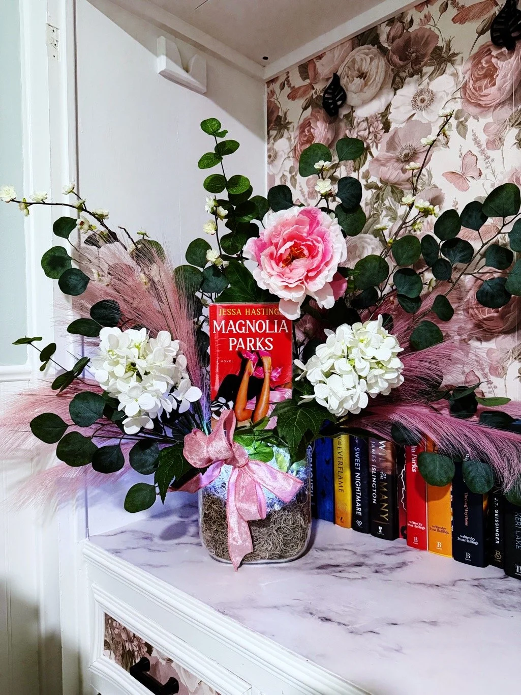 Book Bouquet - in a Vase