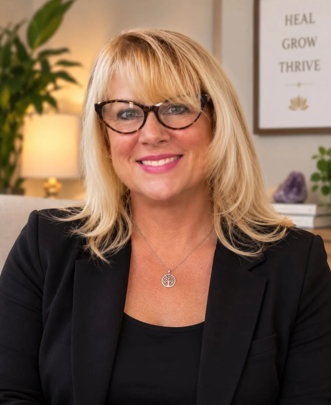 Professional headshot of Trisha Witter, Licensed Independent Social Worker at Counseling Solutions in Rio Rancho, New Mexico, providing individual adult counseling, couples counseling, family therapy, teen counseling, and parenting support.