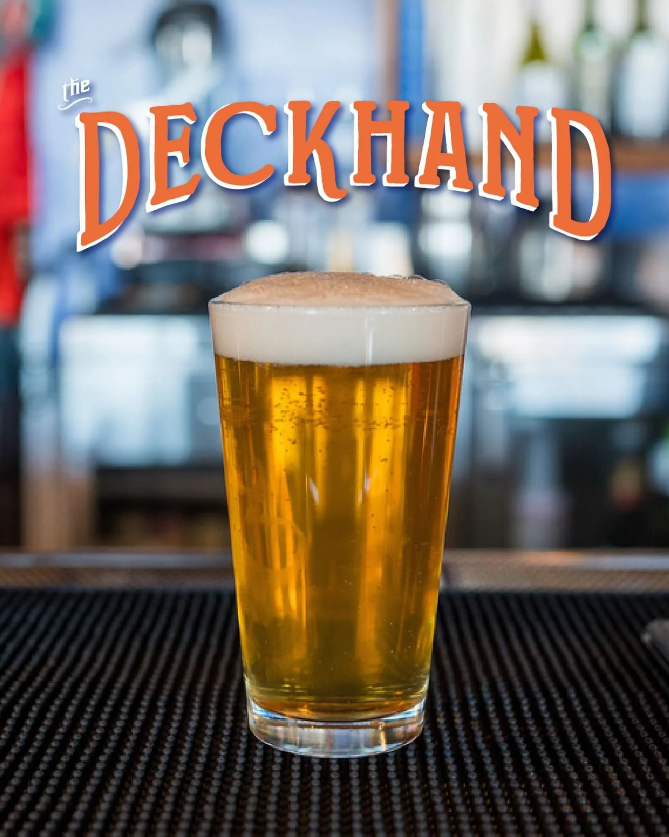 No longer in cans, but now on tap! Only at Bear Tooth Grill and Eye Tooth!

&ldquo;The Deckhand is a ginger-infused ale in collaboration with Beach Tribe Soda Works. This festive recipe combines a relatively ordinary malt bill, some Lemondrop hops, a