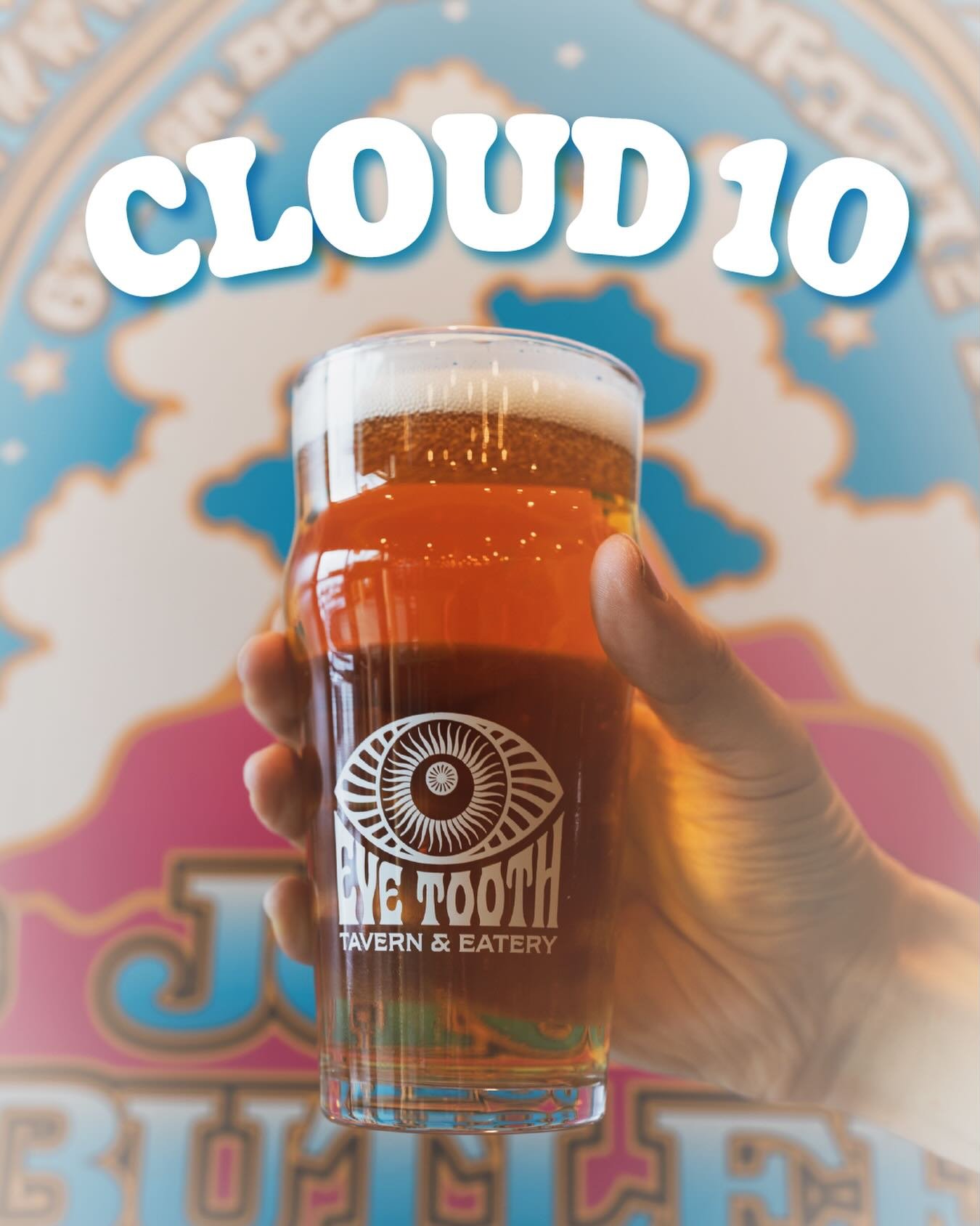 Cloud 10 is a dry, crisp pilsner brewed for those who chase clarity in every sip &mdash; pale golden and brilliantly clear, with a fine white head that dissolves like morning mist. Enigma hops lift the glass with distinctive notes of raspberry, white