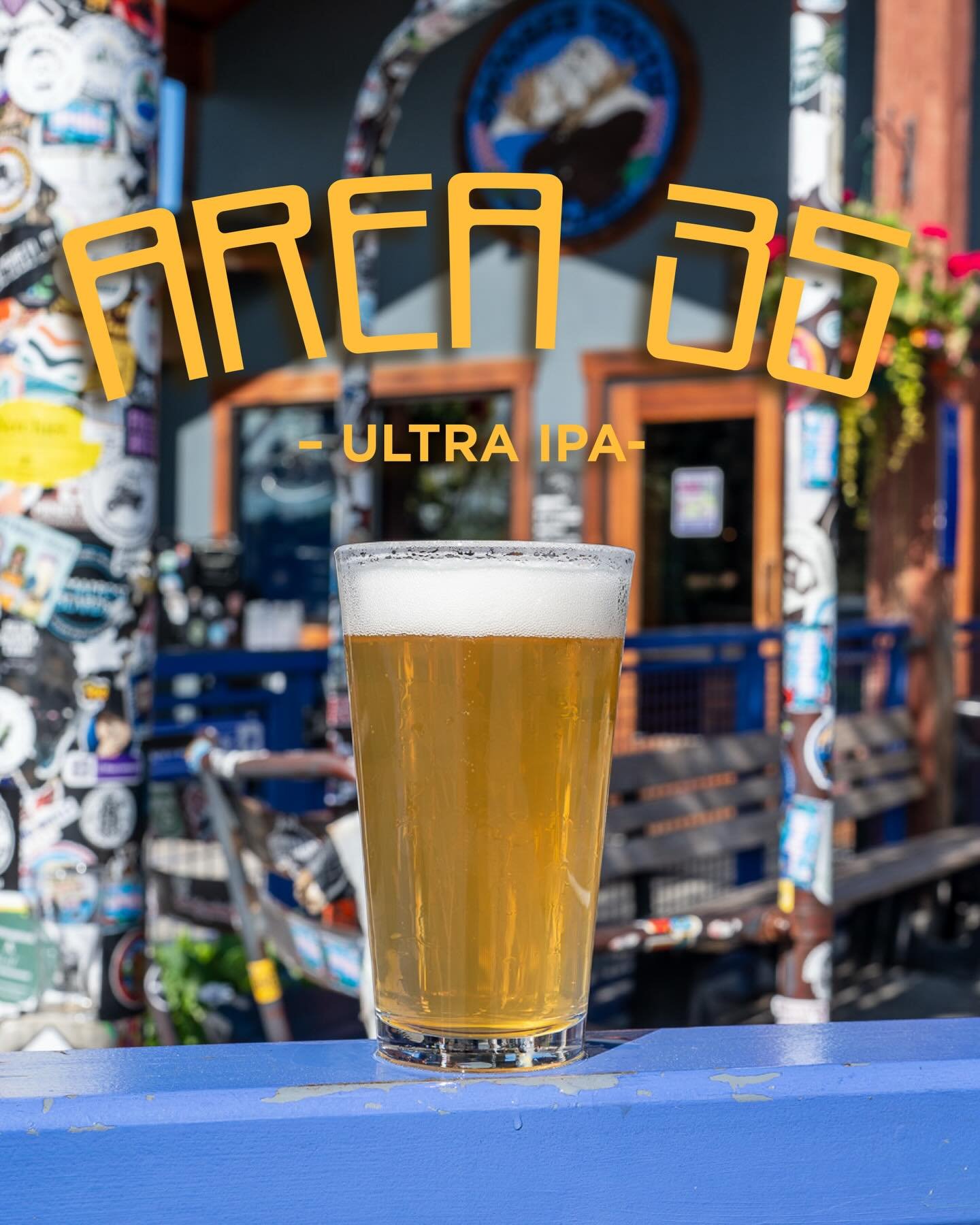 Come give Area 35 a try - a low cal, low ABV version of the classic Area 52.

Only a few kegs brewed, available only at Moose&rsquo;s Tooth.

Let us know what you think!