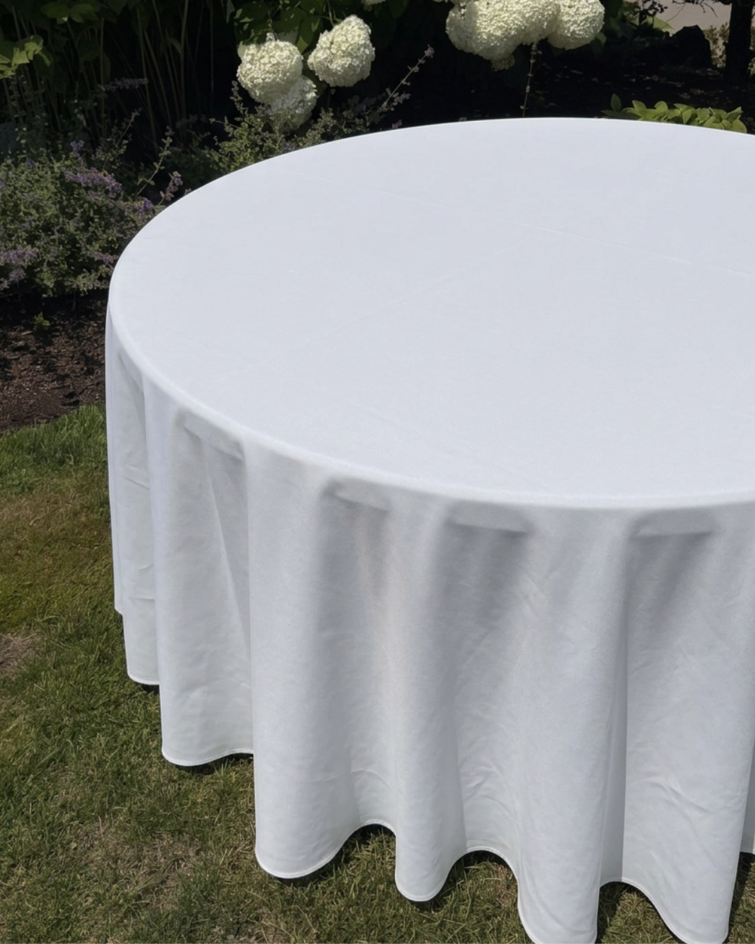 120" Ivory Tablecloth