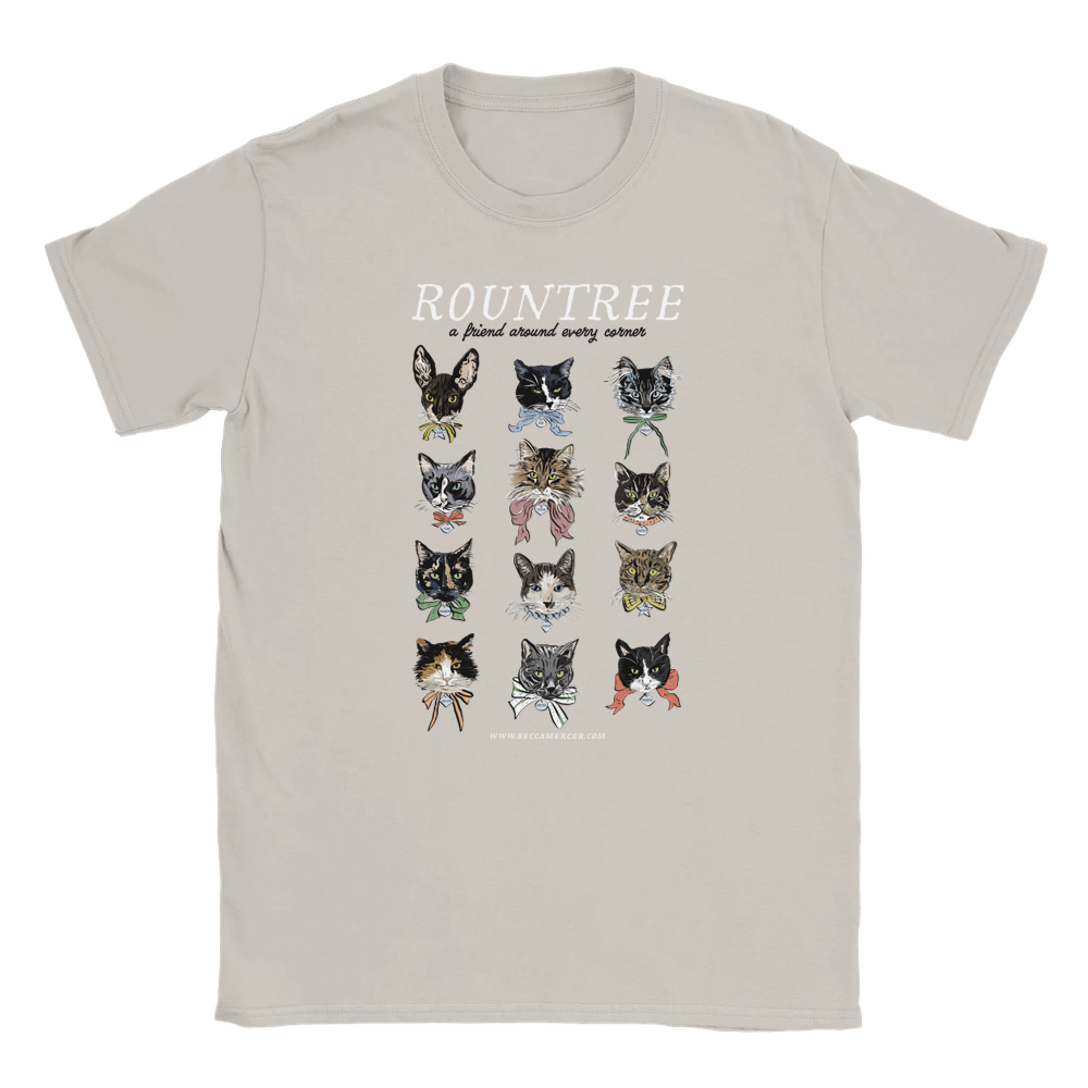 Cats of Rountree T-shirt in Various Colors | 100% Cotton