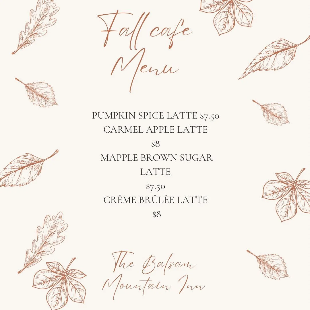 Our fall cafe menu is launching on Monday! Make sure to stop by and try one of our delicious seasonal specials. Which are you most excited to try?