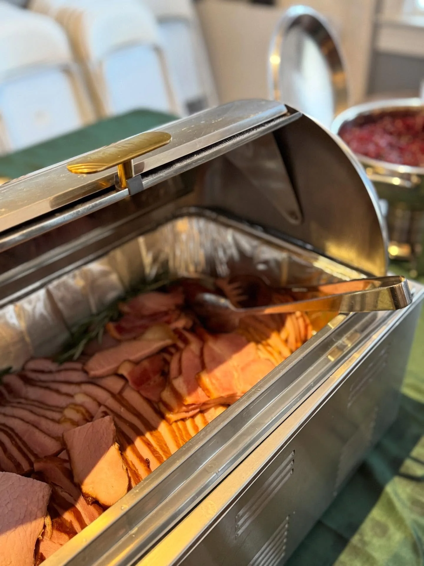 Thanksgiving at the Inn was a full, beautiful day of good food and even better company. Guests enjoyed a classic holiday spread&mdash;carved ham and turkey, seasonal sides, and fresh pumpkin pie&mdash;served in a warm, historic setting.
We are so gra