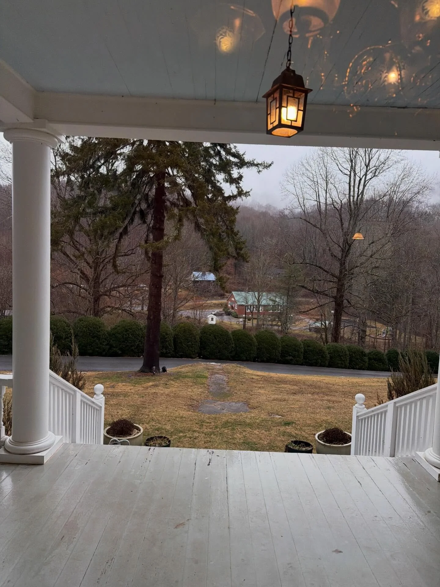 We ended up with no snow or ice at the inn today! If you got anything where you live share your photos in the comments and let us know where you are!
